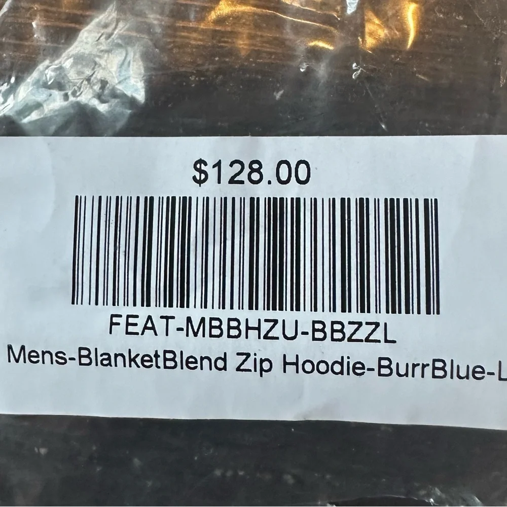 Feat Clothing BlanketBlend Zip Up Hoodie Large MSRP $128 - Picture 5 of 5